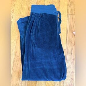 Pact velour wide leg crop XS